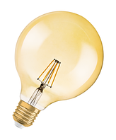 Лампа LED 4W 220V 410lm 2400K E27 124х168mm филаментная [4099854091179] OSRAM Vintage 1906® LED CLASSIC GLOBE