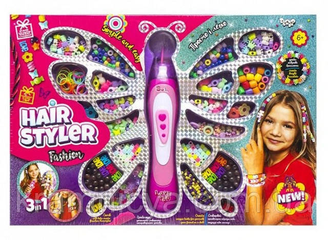 Набір для креативної творчості "Hair Styler. Fashion" (3в1), Danko Toys (HS-01-01)