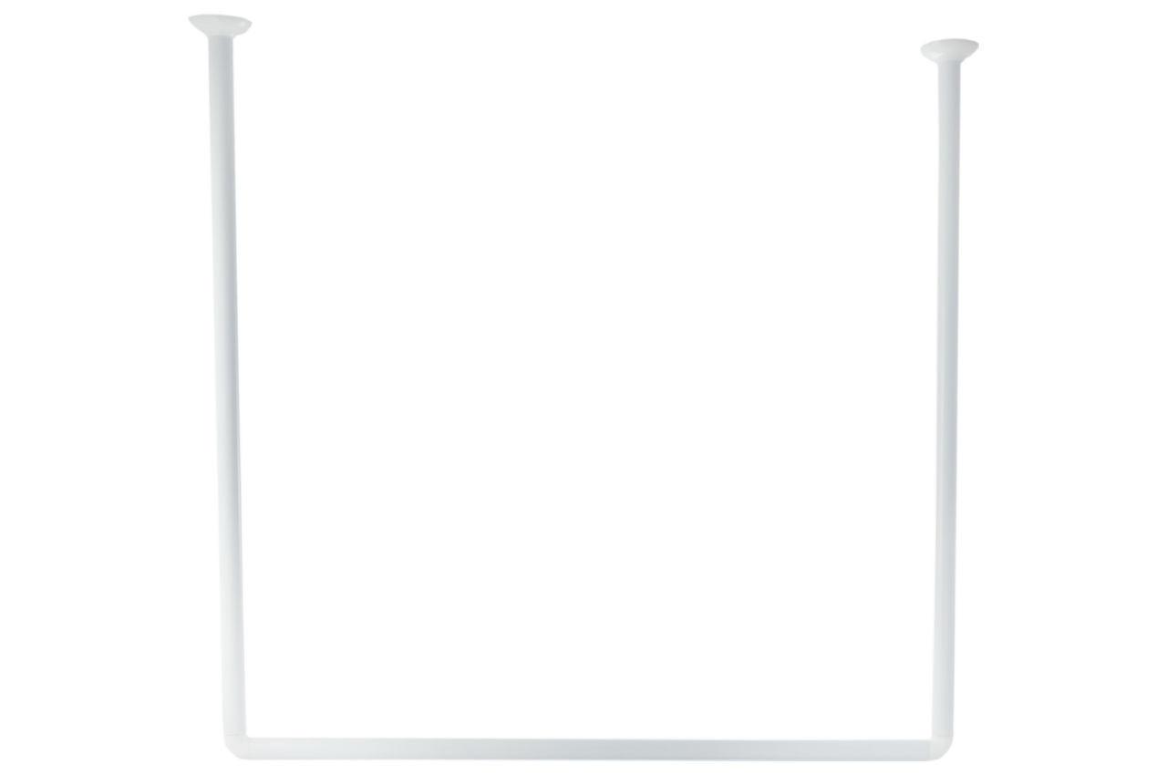 Карниз для ванної Besser — 0,8 x 0,8 x 0,8 м "П" білий (221416987#)