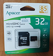 Карта пам`яті Apacer 32GB microSDHC class 10 UHS-I U1 (R85 MB/s) (AP32GMCSH10U5-R)