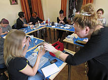 Блиц-курс Ирины Горюновой " Будуарная кукла" в Студии куклы, Сентябрь, 2016 года. 8