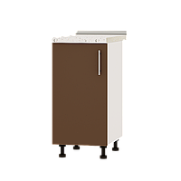 Кухонный модуль Оптима Низ Н83-400 Эверест, Капучино, Белый