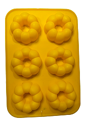 Форма силіконова для кексів 6 шт.