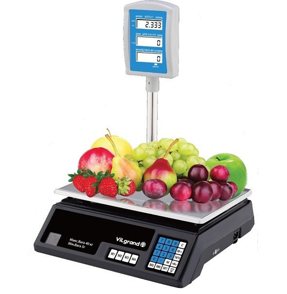 Ваги торговельні Vilgrand VES-6V-41-W, фото 1