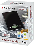 Ваги кухонні AURORA AU-4303 5кг, фото 3