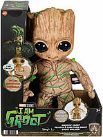 Інтерактивна плюшева фігурка Грут 28 см співає і танцює Mattel Marvel Groot Plush Figure HJM23 оригінал