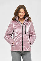 Демісезонна жіноча куртка (рр 44-50) К-165 рожевий