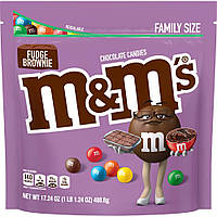 M&M's Fudge Brownie Family Size 489g