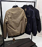 Чоловіча куртка вітровка Burberry CK7488 синя S, M, фото 5