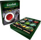 Подарунковий набір чаю Грінфілд. Асорті листового чаю 390г (9 видів)