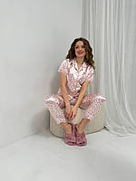 Піжама штани і сорочка. Комплект домашній. Одяг для сну жіночий., фото 2