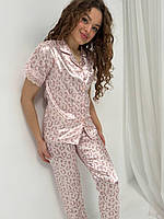 Піжама штани і сорочка. Комплект домашній. Одяг для сну жіночий., фото 3