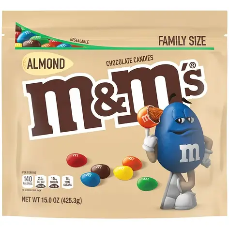 M&M's Almond Family Size 425g, фото 1