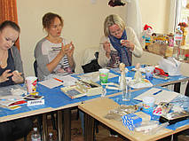 Блиц-курс Ирины Горюновой " Будуарная кукла" в Студии куклы, Сентябрь, 2016 года. 12