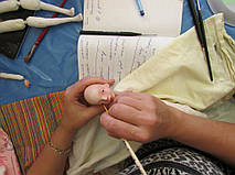 Блиц-курс Ирины Горюновой " Будуарная кукла" в Студии куклы, Сентябрь, 2016 года. 14