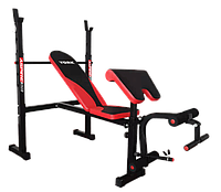 Скамья для жима York Fitness ASPIRE 320 со стойкой для штанги и партой Скотта