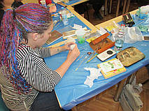 Блиц-курс Ирины Горюновой " Будуарная кукла" в Студии куклы, Сентябрь, 2016 года. 11