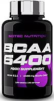 BCAA аминокислоты Бсаа Scitec BCAA 6400 125 табл