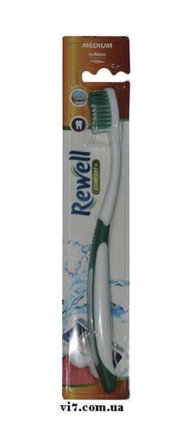 Зубна щітка Rewell Comfort + Medium 113332