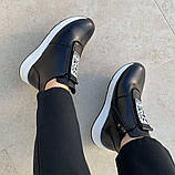 Черевики жіночі шкіряні чорні /23478/ 38р, фото 2