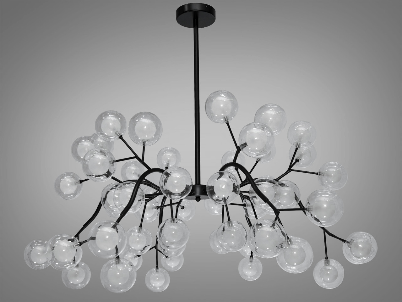 Люстра підвісна "Світлячок" в стилі Арт деко 886-54B BK, фото 1