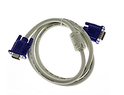 Кабель шнур VGA*VGA 1.5 метра (білий) H.Q