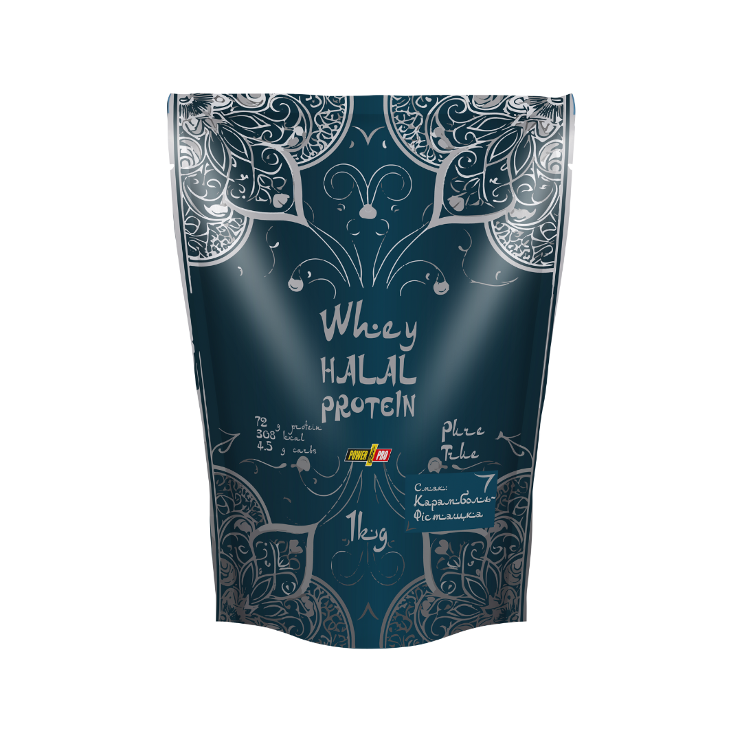 Протеїн Whey Protein Halal смак: Карамболь-фісташка ,1 кг