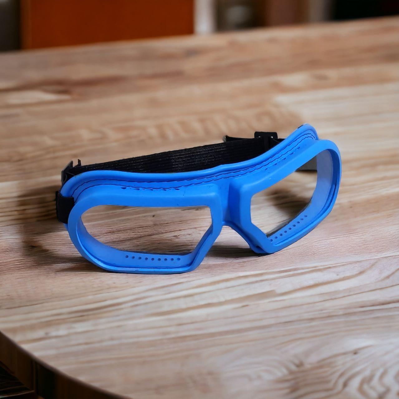 Окуляри робочі захисні на гумці, окуляри для індивідуального захисту, будівельні захисні окуляри