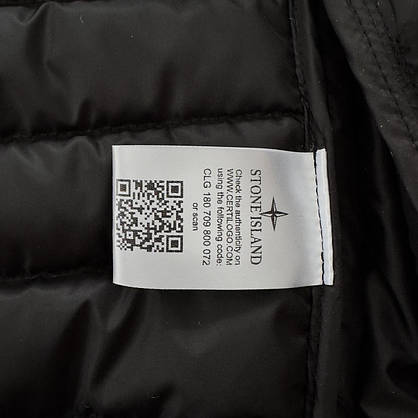 Демісезонна чоловіча куртка чорна Stone Island з капюшоном стильна молодіжна спортивна M, фото 5
