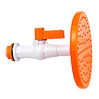 Комплект для поливу душовий пластиковий Norton 15 см помаранчевий