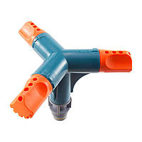 Дощувач 3 ходовий SLD синій