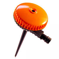 Равлик для поливу під конектор з кілочком SLD ⌀ 9 см оранжевий