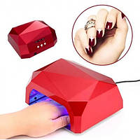 Гибридная ультрафиолетовая CCFL+LED УФ лампа 36W Quick CCFL LED Nail Lamp UKC выдвижное дно