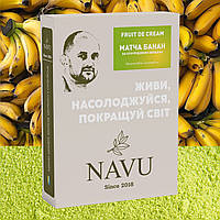 Матча Банан на кукурузных сливках Navu Сливочный коктейль Fruit De Cream без сахара 100 г