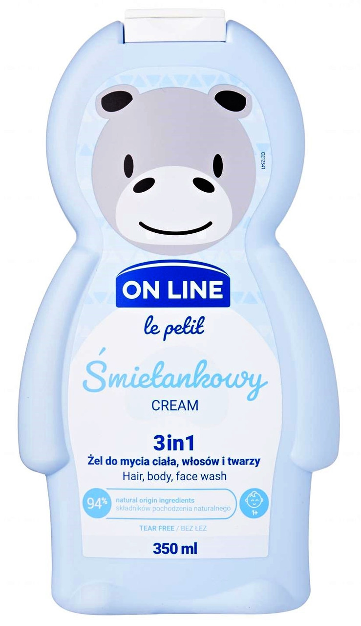 Шампунь та гель дитячий On Line Le Petit 3 in1 Smietankowy Crem "Вершковий крем" 350 ml