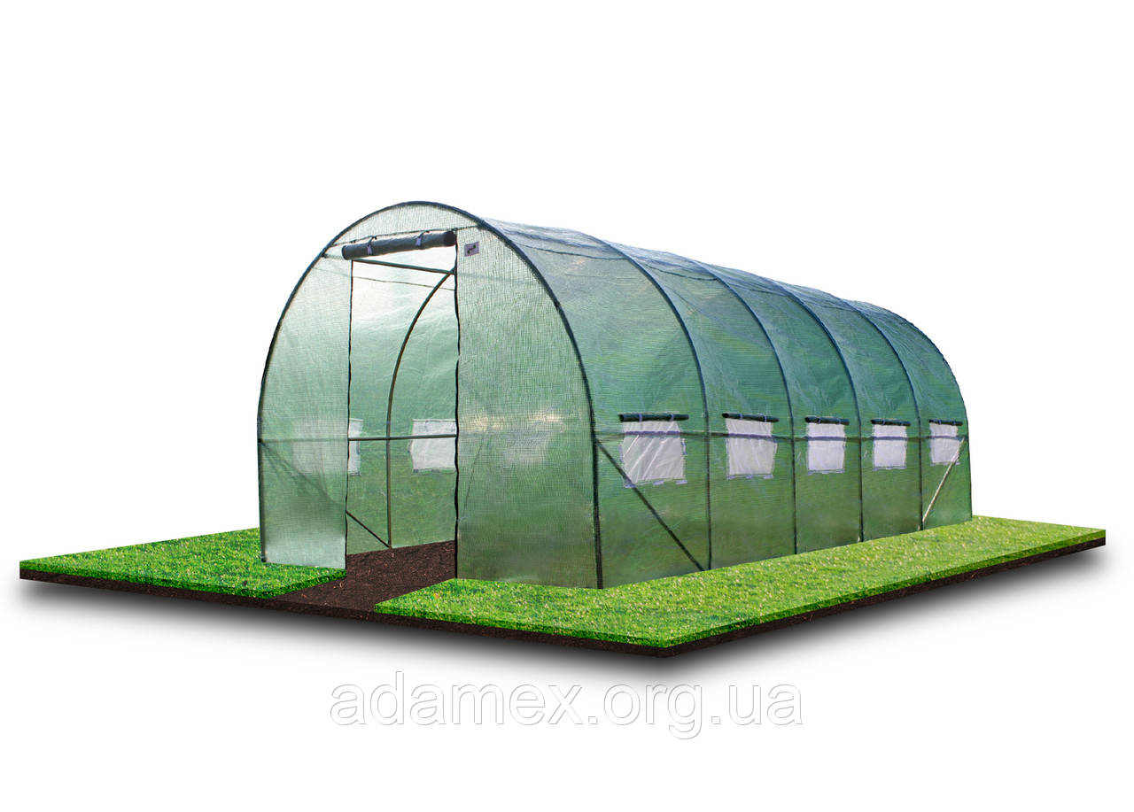 Парник теплиця 24м2-8x3x2 м, зелений Garden Line TUN5620