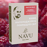 Натуральная Малина на кукурузных сливках Navu сливочный коктейль Fruit De Cream (без сахара) 100 г