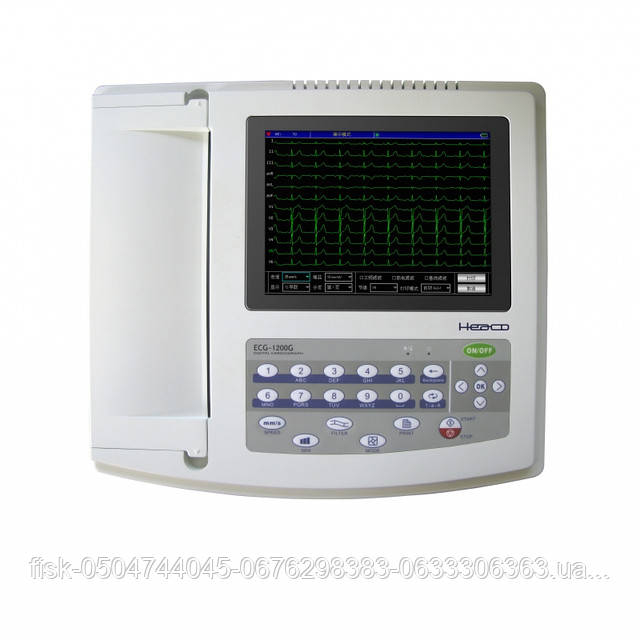 12-канальний електрокардіограф ECG1201