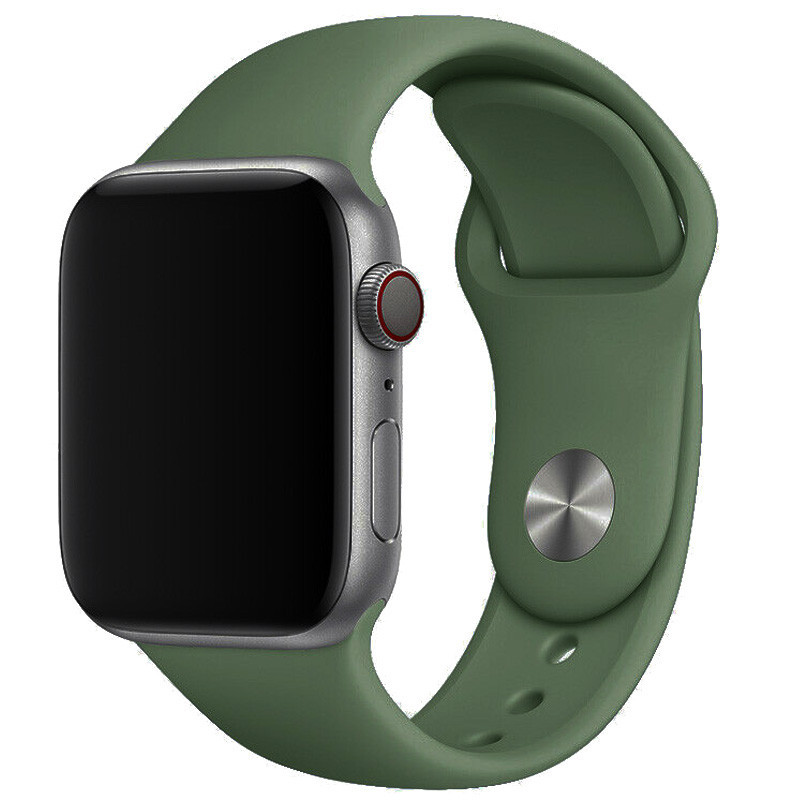 Силіконовий ремінець для Apple watch 38mm/40mm/41mm Зелений / Army green