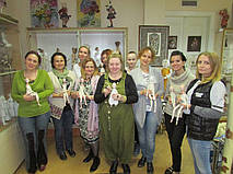 Блиц-курс Ирины Горюновой " Будуарная кукла" в Студии куклы, Сентябрь, 2016 года. 22