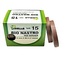 Стрічка для степлера підв'язувача Tapener саморозкладна BIO Nastro (12MAXBIOD) 0.15*11мм*26м*10шт Gielle Італія