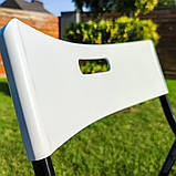 Складний стілець 46х42,5х86см Білий SW-00001610, фото 3