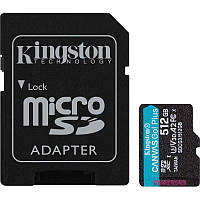 Картка пам'ятi KINGSTON microSDXC 64Gb Go! Plus Class 10 UHS-I/U3 + SD-adapter (SDCG3/64GB)