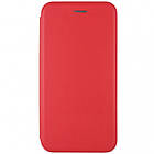 Шкіряний чохол (книжка) Classy для Samsung Galaxy A10 (A105F) Червоний, Слот для візитки
