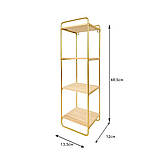 Полка настінна з 4 полицями 485*135*120мм (D) SW-00001639, фото 2