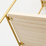 Полка настінна з 4 полицями 485*135*120мм (D) SW-00001639, фото 4