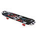 Скейт дитячий дерев'яний, колеса PVC 50х25 мм, міх кольорів, дека 59х15 см, 7 видів, фото 4