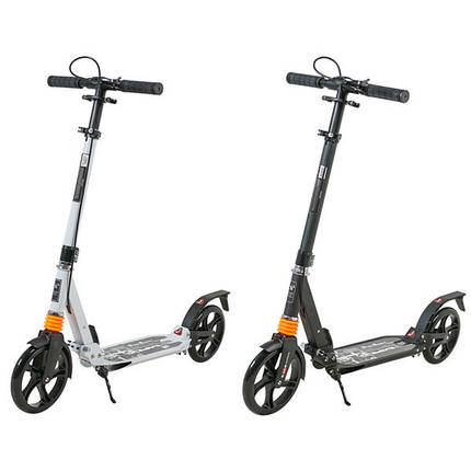 Самокат міський прогулянковий, D 200 мм, гальмо передній, 2 кольори, Scooter, фото 1