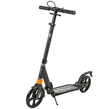 Самокат міський прогулянковий, D 200 мм, гальмо передній, 2 кольори, Scooter, фото 3