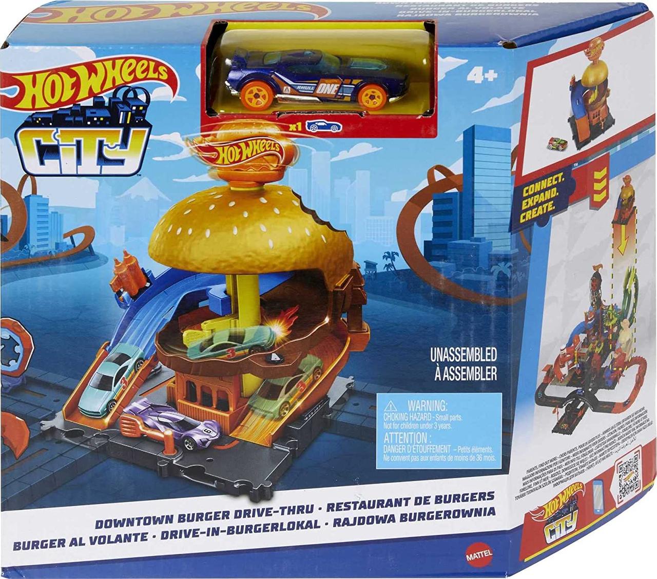 Ігровий набір "Бургерна в центрі міста" Hot Wheels